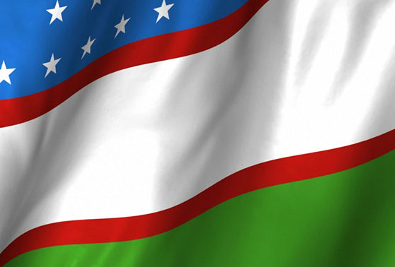 uzbekistan flag