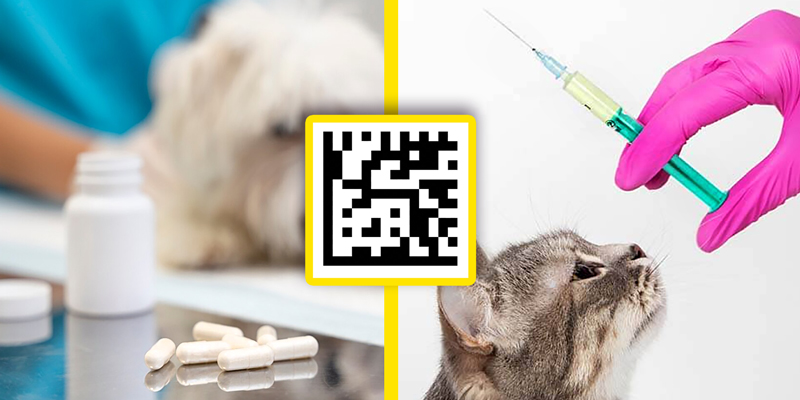Medicamentos veterinarios para animales con código Data Matrix obligatorio en Rusia