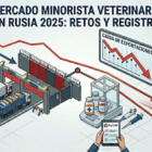 Análisis del mercado minorista veterinario en Rusia: Obstáculos burocráticos y la importancia de la conformidad GMP nacional.